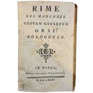 Rime del marchese Giovan-Gioseffo Orsi, bolognese