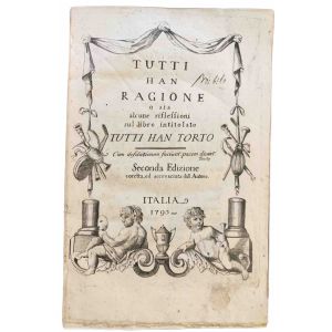 Tutti han ragione o sia alcune riflessioni sul libro intitolato tutti han torto