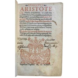 Ethicorum Aristotelis philosophi clarissimi libri decem ad Nicomachum, ex traductione diligentissimi ac eruditissimi viri Ioannis Argyropili Byzantij: familiarique necnon admodum copioso Iacobi Fabri Stapulensis commentario elucidati ...