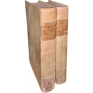 Anti-Lucrezio, ovvero Di Dio e della natura libri nove. Opera postuma del cardinale Melchiore di Polignac di latino trasportata in verso sciolto italiano da don Francesco-Maria Ricci romano ... Tomo primo [-secondo]