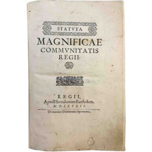 Statuta magnificae communitatis Regii
