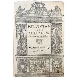Statuta vrbis Ferrariae nuper reformata