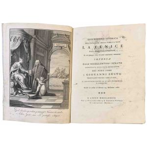 Descrizione istorica dell'estrazione della pubblica nave la Fenice dal canale Spignon, in cui giacque circa tre anni totalmente sommersa: impresa dall'eccellentiss.mo Senato appoggiata alla nota esperienza del nobil uomo e. Giovanni Zusto ...