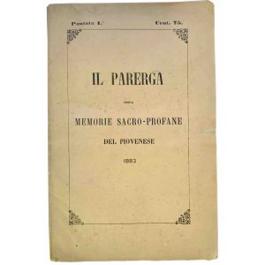Il Parerga ossia memorie sacro-profane del piovenese