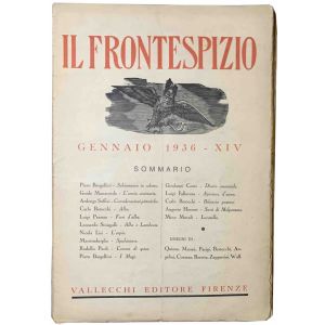 Il frontespizio. Diretto da Piero Bargellini. Anno 1936.