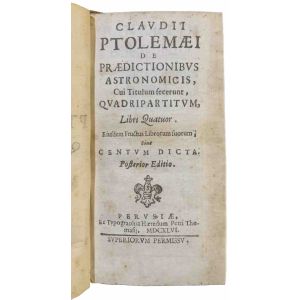 Claudii Ptolemaei De praedictionibus astronomicis, cui titulum fecerunt, Quadripartitum, libri quatuor. Eiusdem fructus librorum suorum, siue centum dicta