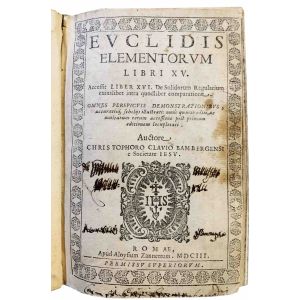 Euclidis Elementorum libri 15. Accessit liber 16. De solidorum regularium cuiuslibet intra quodlibet comparatione. Omnes perspicuis demonstrationibus, accuratisque scholiis illustrati: nunc quarto editi ...