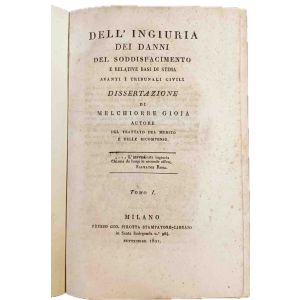 Dell'Ingiuria dei Danni del Soddisfacimento e Relative Basi di Stima avanti i Tribunali Civili