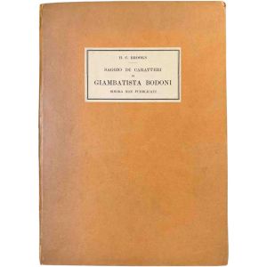 Saggio di caratteri di Giambatista Bodoni sinora non pubblicati