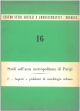  Studi sull'area metropolitana di Parigi. I: aspetti e problemi di morfologia urbana. II: Strutture amministrative esistenti 
