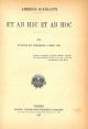 Et ab hic et ab hoc. VII: Curiosità del commercio e della vita 