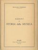  Elementi di storia della musica 