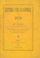 Lettres sur la guerre de 1870 