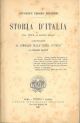  Storia d'Italia dal 1814 ai nostri giorni (continuazione al Sommario della storia d'Italia di Cesare Balbo) 