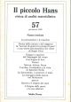 Il piccolo Hans. Rivista di analisi materialistica. N° 57, primavera 1988. In evidenza: Natura intricata Direttore: Sergio Finzi 