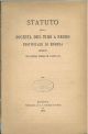 Statuto della società del tiro a segno provinciale di Modena approvato nell'assemblea generale del 28 marzo 1878 