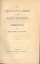 Del Senato antico romano e dei senati moderni 