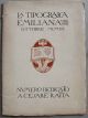 La tipografia emiliana. Ottobre MCMXX. Numero dedicato a Cesare Ratta. Allegato:
