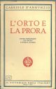 L'orto e la prora. Poema paradisiaco, Odi navali, L'armata d'italia.