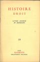 Histoire  droit. Livres anciens et modernes.  Catalogo 10. 925 titoli 