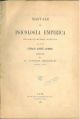  Manuale di psicologia empirica secondo il metodo induttivo 