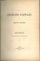 Sul contratto d'appalto dei dazi di consumo. Relazione ai comuni italiani 