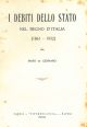 I debiti dello stato nel Regno d'Italia (1861-1932) 