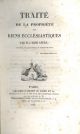  Traité de la propriété des biens ecclésiastiques 
