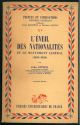 L'  eveil des nationalités et le mouvement libéral (1815-1848) 