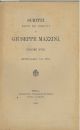Scritti editi ed inediti di Giuseppe Mazzini. Volume XVIII: epistolario, (vol. viii) 