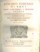  Rimario toscano di voci piane, sdrucciole, e tronche tratte dal vocabolario della Crusca, compilato da Girolamo Rosasco... 