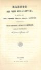  Elenco dei premi della lotteria a benefizio dei poveri dello stato estense annunziata dalla commissione centrale di beneficenza colla circolare del giorno 14 gennajo 1854 