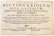 Colloquia, et dictionariolum octo linguarum, Latinæ, Gallicæ, Belgicæ, Teutonicæ, Hispanicæ, Italicæ, Anglicæ, & Portugallicæ, ... Colloques ou dialogues, avec un dictionaire en huict langues, latin, flamen, françois, alleman, espaignol, italien ... 