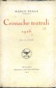 Cronache teatrali 1926. Con 27 ritratti 