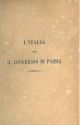 L' Italia dopo il Congresso di Parigi Estratto dalla Gazzetta Piemontese 