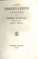 Alcune osservazioni critiche sulla storia d'Italia scritta dal Sig. Carlo Botta 
