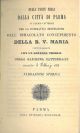Dalla parte presa dalla città di Parma al gaudio cattolico per la drammatica definizione dell'immacolato concepimento della B. V. Maria particolarmente con un solenne triduo nella basilica cattedrale correndo il febbrajo 1855. Narrazione storica 