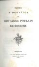 Notizia biografica su Giovanna Poulain de Corbion 