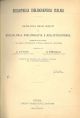  Bibliotheca bibliographica italica. Catalogo degli scritti di bibliologia, bibliografia e biblioteconomia pubblicati in Italia e di quelli risguardanti l'Italia pubblicati all'estero. Roma, Pasqualucci, 1889. Legato assieme: Bibliotheca bibliographica it
