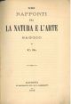 Dei rapporti fra la natura e l'arte 