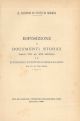  Esposizione di documenti storici dall' VIII al XIX secolo e di una speciale raccolta di altri spettanti alla medicina ed alla chirurgia dal XIV al XVIII secolo aperta nell'occasione del X congrasso della Associazione medica italiana 