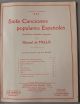  Siete canciones populares espanolas. Adaptation française de M. Paul Milliet. Completo (nr. cat. 1129,1-7) 