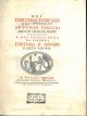  Dei discorsi toscani del dottore Antonio Cocchi medico ed antiquario cesareo dedicati a sua eccellenza la signora Contessa d'Orford. IL SOLO PRIMO VOLUME DI DUE 