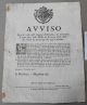  Avviso sopra il corso dell'Ongaro d'Olanda e di Germania, siccome anco delle Doble di Francia dette delli due Scudi da praticarsi da oggi in avanti 
