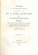  Indicazione di un manuscritto inedito contenente la vita di S. Pier Damiano scritta da Giovanni Boccaccio 