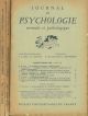 Journal de psychologie normale ed pathologique. Organe officiel de la société de psychologie. XXXVI année, 1939, annata completa Direttori: Pierre Janet e Georges Dumas 