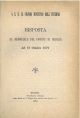  Risposta al memoriale del comune di Guiglia del 18 ottobre 1879. A S. E. Il signor Ministro dell'Interno 