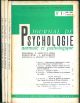 Journal de psychologie normale ed pathologique. 61° année, 1964, annata completa Fondatori: Pierre Janet e Georges Dumas Direttore: I. Meyerson 