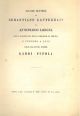  Alcune lettere di Sebastiano Canterzani ad Antonmario Lorgna che si conservano nella comunale di Verona e vengono alla luce nell'illustri nozze Gaddi-Pepoli 