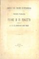  Poche parole a favore di un progetto presentato a S. E. il Sig. Ministro dei lavori pubblici 